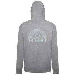 New Jersey Devils Levelwear Podium Chenille Logo Full-Zip Hoodie - Gray - NHL
