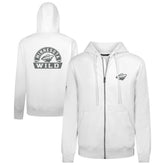 Minnesota Wild Levelwear Podium Chenille Logo Full-Zip Hoodie - White - NHL