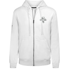 Florida Panthers Levelwear Podium Chenille Logo Full-Zip Hoodie - White - NHL