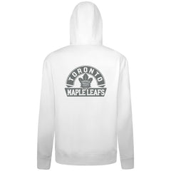 Toronto Maple Leafs Levelwear Podium Chenille Logo Full-Zip Hoodie - White - NHL