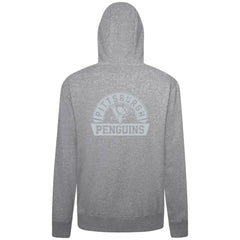 Pittsburgh Penguins Levelwear Podium Chenille Logo Full-Zip Hoodie - Gray - NHL