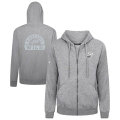 Minnesota Wild Levelwear Podium Banner Arch Full-Zip Hoodie - Gray - NHL