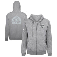 Calgary Flames Levelwear Podium Banner Arch Full-Zip Hoodie - Gray - NHL