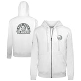 New York Islanders Levelwear Podium Banner Arch Full-Zip Hoodie - White - NHL
