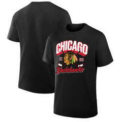Chicago Blackhawks Fanatics Legacy T-Shirt - Black - NHL