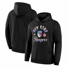New York Rangers Fanatics Legacy Hoodie - Black - NHL