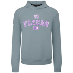 Philadelphia Flyers Levelwear Hockey Fights Cancer Mandate Tri-Blend Hoodie - Gray - NHL