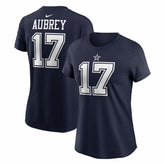 Brandon Aubrey Dallas Cowboys Women's Player Name & Number T-Shirt Navy | Nike for Sale