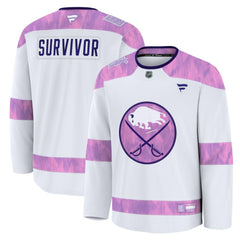 Buffalo Sabres Fanatics Hockey Fights Cancer Survivor Practice Jersey - White - NHL