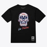 Philadelphia Phillies Mitchell & Ness Women's Sugar Skull Boxy T-Shirt - MLB