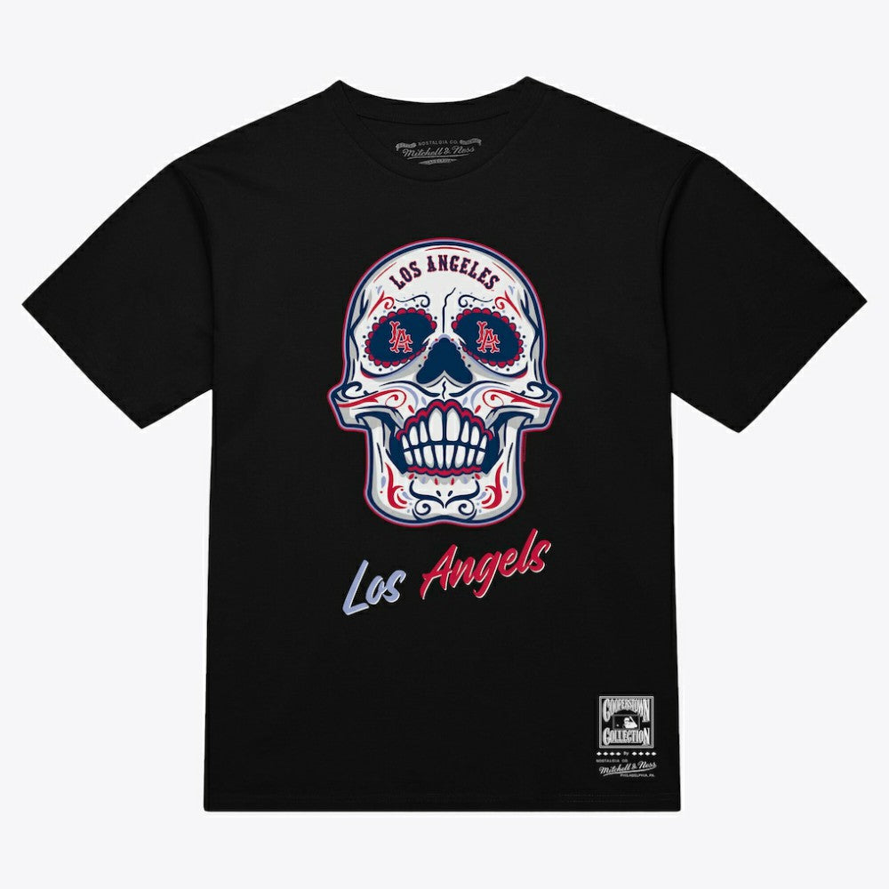 Los Angeles Angels Mitchell & Ness Women's Sugar Skull Boxy T-Shirt - MLB