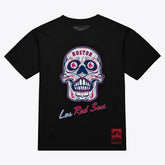 Boston Red Sox Mitchell & Ness Women's Sugar Skull Boxy T-Shirt - MLB