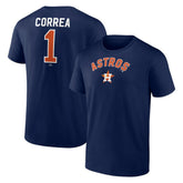 Carlos Correa Houston Astros Winning Streak Name & Number T-Shirt - MLB