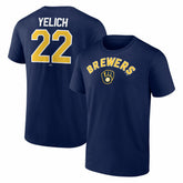 Christian Yelich Milwaukee Brewers Winning Streak Name & Number T-Shirt - MLB