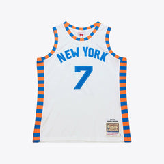 Carmelo Anthony New York Knicks 2015-16 Hardwood Classics Authentic Jersey White - NBA