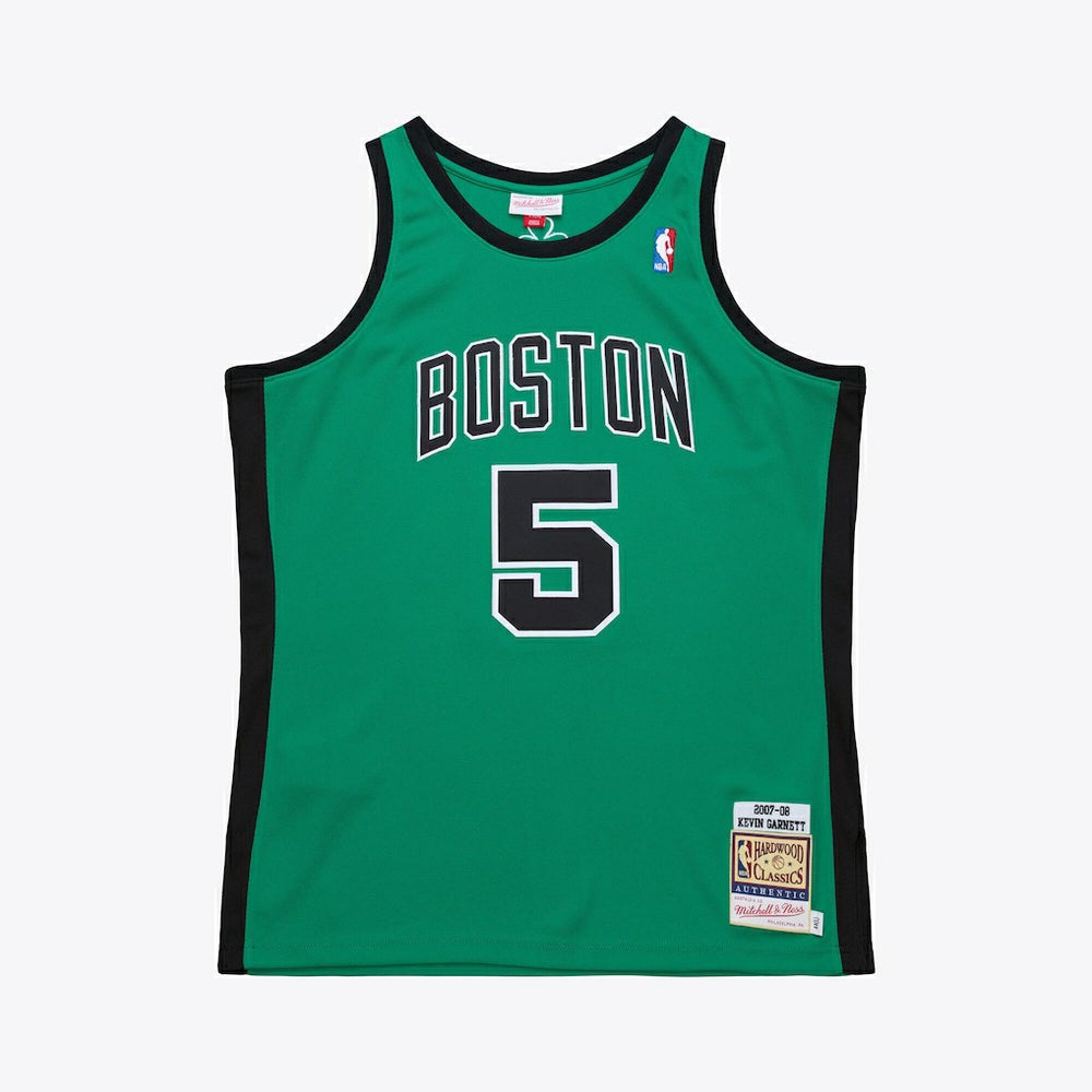 Kevin Garnett Boston Celtics 2007-08 Hardwood Classics Authentic Jersey Kelly Green - NBA