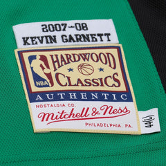 Kevin Garnett Boston Celtics 2007-08 Hardwood Classics Authentic Jersey Kelly Green - NBA