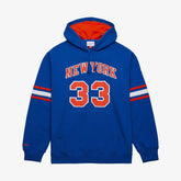 Patrick Ewing New York Knicks Name & Number Hoodie Blue - NBA