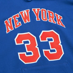 Patrick Ewing New York Knicks Name & Number Hoodie Blue - NBA