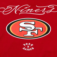 San Francisco 49ers Born x Raised Unisex Fine Line Hoodie Scarlet | NFL