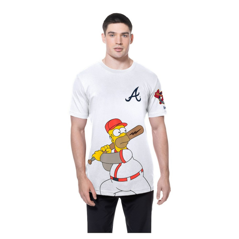 Atlanta Braves New Era MLB x Simpsons Homer Wonderbat T-Shirt - MLB