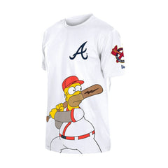 Atlanta Braves New Era MLB x Simpsons Homer Wonderbat T-Shirt - MLB