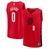 Damian Lillard Portland Trail Blazers Fast Break Replica Jersey Red Statement Edition - NBA