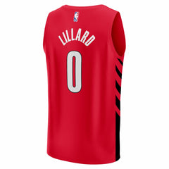 Damian Lillard Portland Trail Blazers Fast Break Replica Jersey Red Statement Edition - NBA