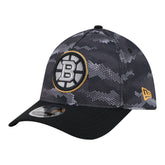 Boston Bruins New Era Zero Dark 39THIRTY Flex Hat - Black - NHL