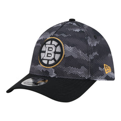 Boston Bruins New Era Zero Dark 39THIRTY Flex Hat - Black - NHL