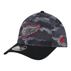 Detroit Red Wings New Era Zero Dark 39THIRTY Flex Hat - Black - NHL