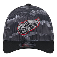 Detroit Red Wings New Era Zero Dark 39THIRTY Flex Hat - Black - NHL