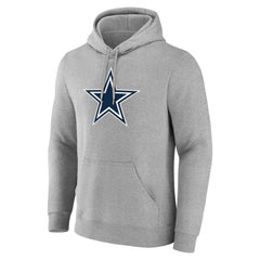 Dallas Cowboys Team Authentic Personalized Name & Number Hoodie Gray | NFL