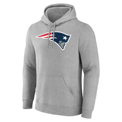New England Patriots Team Authentic Personalized Name & Number Hoodie Gray | NFL