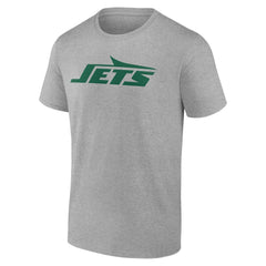 New York Jets Team Authentic Personalized Name & Number T-Shirt Gray | NFL