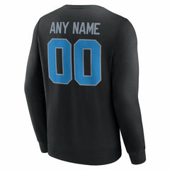 Detroit Lions Team Authentic Personalized Name & Number Sweatshirt Black | NFL