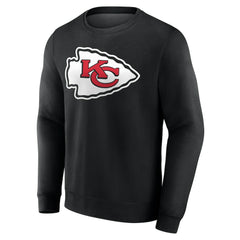 Kansas City Chiefs Team Authentic Personalized Name & Number Sweatshirt Black | NFL
