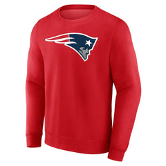 New England Patriots Team Authentic Personalized Name & Number Sweatshirt Red | NFL