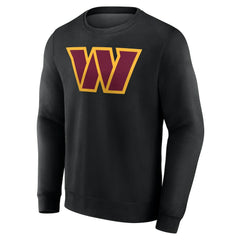 Washington Commanders Team Authentic Personalized Name & Number Sweatshirt Black | NFL