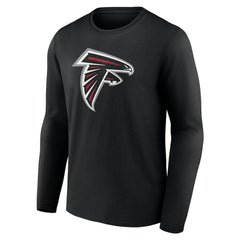 Atlanta Falcons Team Authentic Personalized Name & Number Long Sleeve T-Shirt Black | NFL