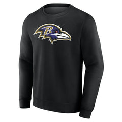 Baltimore Ravens Team Authentic Personalized Name & Number Sweatshirt Black | NFL