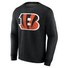 Cincinnati Bengals Team Authentic Personalized Name & Number Sweatshirt Black | NFL