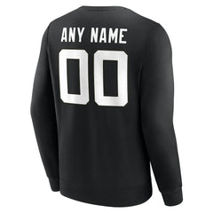 Jacksonville Jaguars Team Authentic Personalized Name & Number Sweatshirt Black | NFL