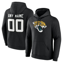 Jacksonville Jaguars Team Authentic Personalized Name & Number Hoodie Black | NFL