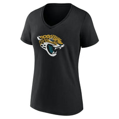 Jacksonville Jaguars Women's Team Authentic Personalized Name & Number V-Neck T-Shirt Black | NFL