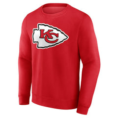 Kansas City Chiefs Team Authentic Personalized Name & Number Sweatshirt Red | NFL