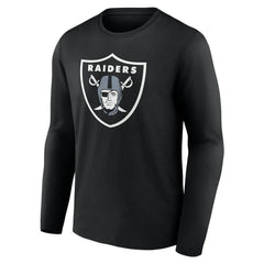 Las Vegas Raiders Team Authentic Personalized Name & Number Long Sleeve T-Shirt Black | NFL