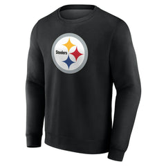 Pittsburgh Steelers Team Authentic Personalized Name & Number Sweatshirt Black | NFL