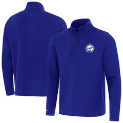 Los Angeles Dodgers Antigua Back-to-Back World Series Champions Insider Quarter-Zip Pullover - MLB