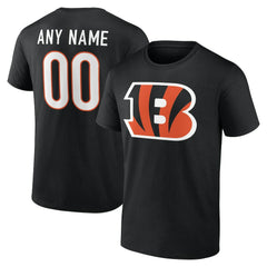 Cincinnati Bengals Big & Tall Team Authentic Custom T-Shirt Black | NFL